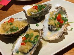 生蚝-路边摊小炉子烧烤