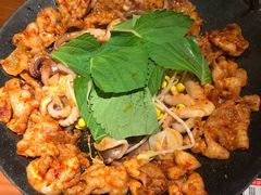 铁板章鱼五花肉-春熙台韩国料理·章鱼肥牛(西丽店)