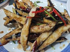 风味茄子-大眼锅贴水饺(河东店)