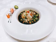 秋葵炝螺片-臻宝中餐厅·大连菜·海鲜·融合菜(大连一方城堡豪华精选酒店)