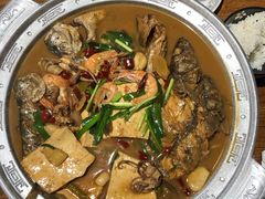 -东来菜馆•手抓海鲜家常菜•海鲜锅贴(鸽子窝店)