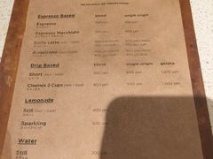 菜单-% Arabica(京都东山店)