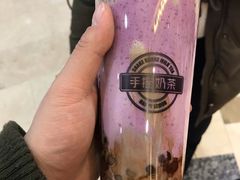 紫芋小丸子珍珠牛奶茶-快乐柠檬happylemon(乐客城夏庄路店)
