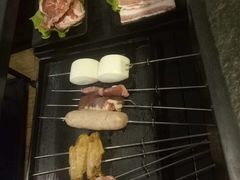 羊排-長壹旋转烤吧 农家鸡火锅
