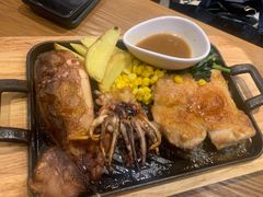 鸡扒拼鱿鱼-萨莉亚意式餐厅(南海万达广场店)