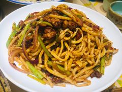 干煸炒面-大漠楼兰新疆美食