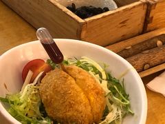 酥炸猪肉裹温泉蛋-胜博殿日式炸猪排(西红门店)