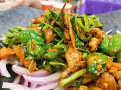 干锅孜然鱿鱼-东北饺子王(港澳广场购物中心店)