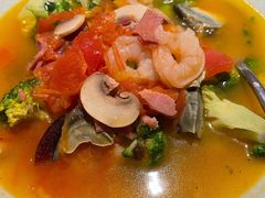 吴韵上汤西兰花-绿茶餐厅(西单老佛爷店)