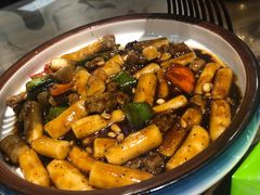 松子牛肉炒年糕-梁溪河畔·吉府花园(南长街南下塘店)