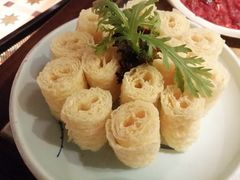 香炸腐皮-左庭右院鲜牛肉火锅(新梅广场店)