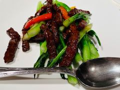 菜心炒牛柳-悦海堂(金融街购物中心店)