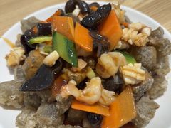 三鲜焖子-方城小吃店