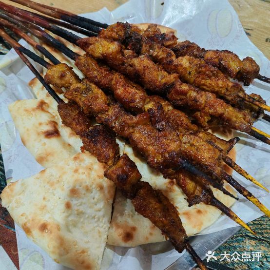 新僵阿卜拉新鲜羊肉串