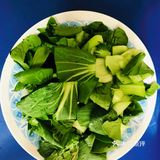 减肥减脂的虾皮油菜