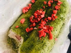 新鲜草莓毛巾卷-7cake憩刻生日蛋糕·下午茶(西安店)