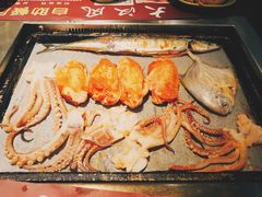 烤鸡中翅-大漠风烤肉火锅自助餐厅(鹰展店)