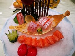 三文鱼腩刺身-尖沙咀大酒楼(罗村店·粤菜海鲜·宴会聚餐)