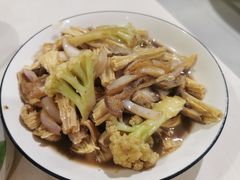 腐竹炒花菜-姐妹炖罐店(桂香街总店)