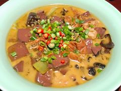 麻香鸭血肥肠-绿茶餐厅(蓝色港湾店)