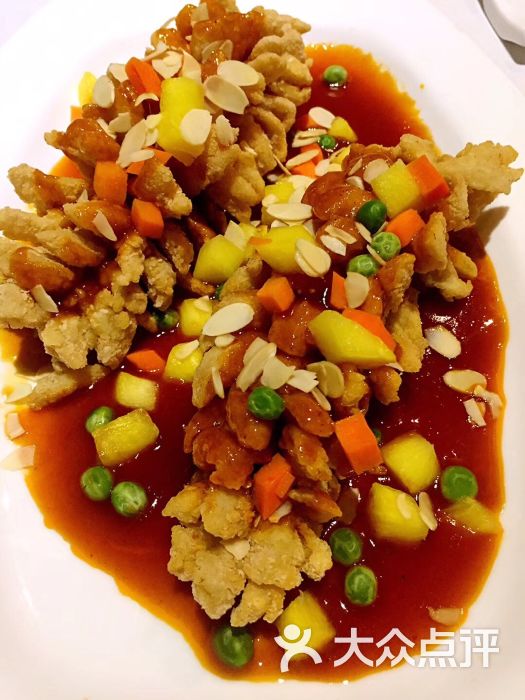 梅府家宴凤梨杏仁菊花鱼图片 - 第1233张