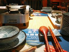 餐具摆设-舞漁日料美人胶原锅(陆家嘴中心店)