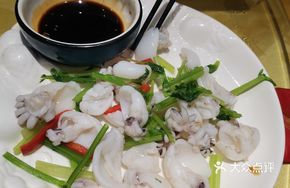 Steamed Octopus