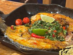 傣味香茅草烤罗非鱼-云海肴·汽锅鸡·云南菜(美罗城店)