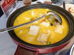 海胆金汤手掰鲜豆腐-北平食府·北京烤鸭(北京西站六里桥店)