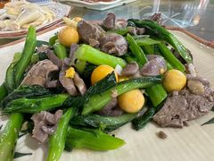 鸡什炒菜心-区海鸡场饭店(石壁店)