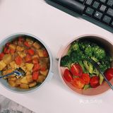 早起快手便当，咖喱鸡配饭～