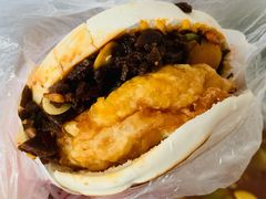 蛋菜夹馍-老马家马蓉蛋菜夹馍·腊牛肉夹馍(回民街店)