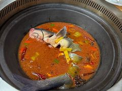 -北京龙庆四季香农家饭庄·灶台鱼·碳烤虹鳟鱼(龙庆峡店)