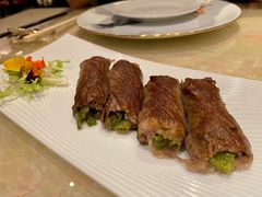 日本A5和牛西洋菜卷-8餐厅(新葡京酒店)