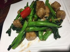 鲮鱼球炒菜心-渔米粥(罗湖店)