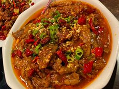 水煮牛肉-China Red Restaurant 满庭红川菜馆