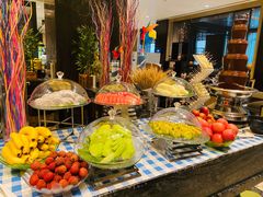 自助取餐区-北京希尔顿逸林酒店-逸轩西餐厅-自助餐厅