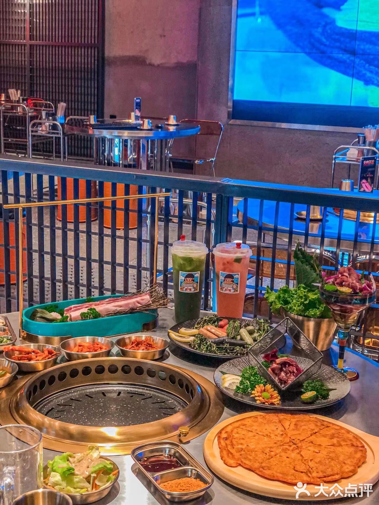 超大大屏幕的韩式烤肉店❤️‍🔥太适合拍照了📷