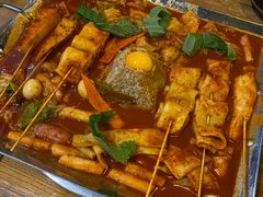 鱼饼火山炒年糕-包装马车·韩国料理·포장마차