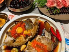 -草家酱蟹炭火烤肉店(珲春南路一店)
