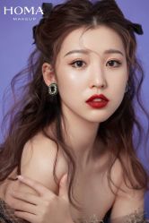 点击看大图 -荷玛高端新娘跟妆团队·彩妆培训