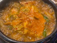 海鲜豆腐汤-釜山火炉韩式炭火烤肉(欧洲城店)