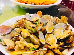 姜葱炒花甲-皓景海鲜·地标美食(双月湾店)