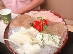黄喉鸭肠毛肚三拼-山缓缓火锅(上海闵行龙湖店)