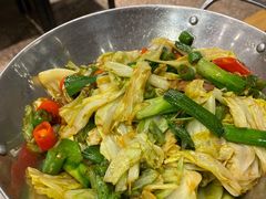 铁板手撕卷心菜-老好人象山海鲜(岭南路店)