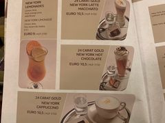 菜单-纽约咖啡馆