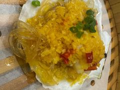 蒜蓉粉丝蒸扇贝-必点海鲜·海肠捞饭·鲅鱼水饺(滨江道店)