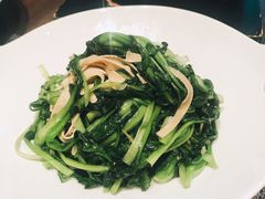 豆皮炒鸡毛菜-十里弄堂(K11店)