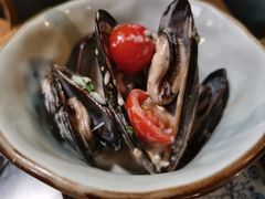 白葡萄酒奶油青口贝配薯条-LA  PETANQUE(泰安路店)