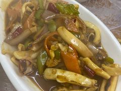 爆炒鱿鱼-阿杰臻选海鲜饭店(普陀山店)